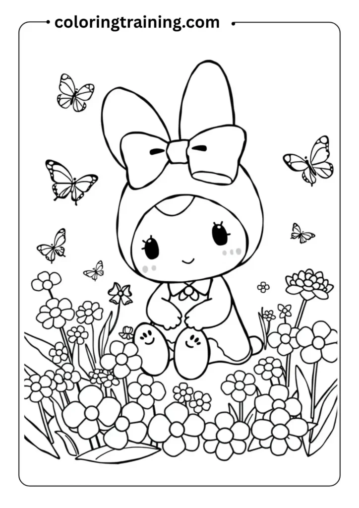 Hello Kitty coloring pages

