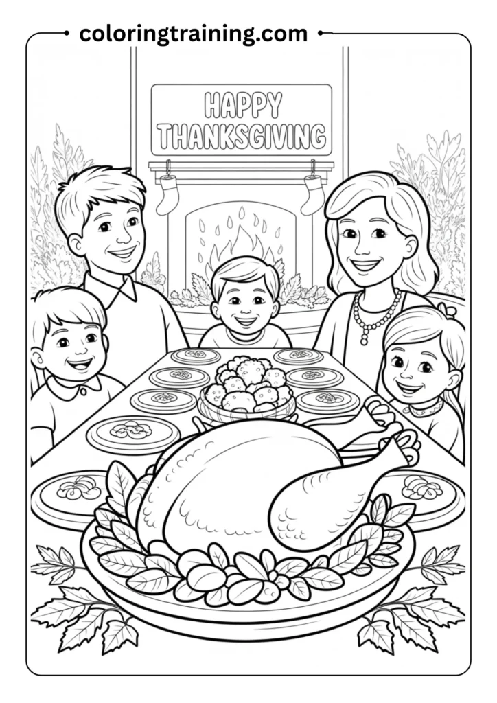 Thanksgiving Coloring Pages
