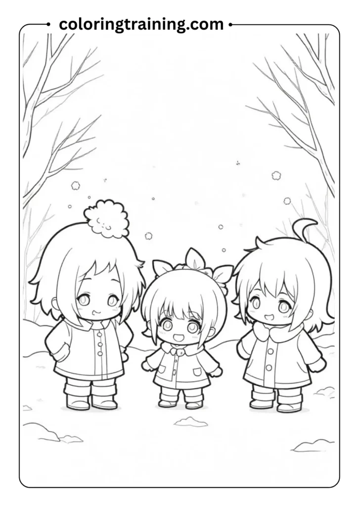 anime as coloring pages