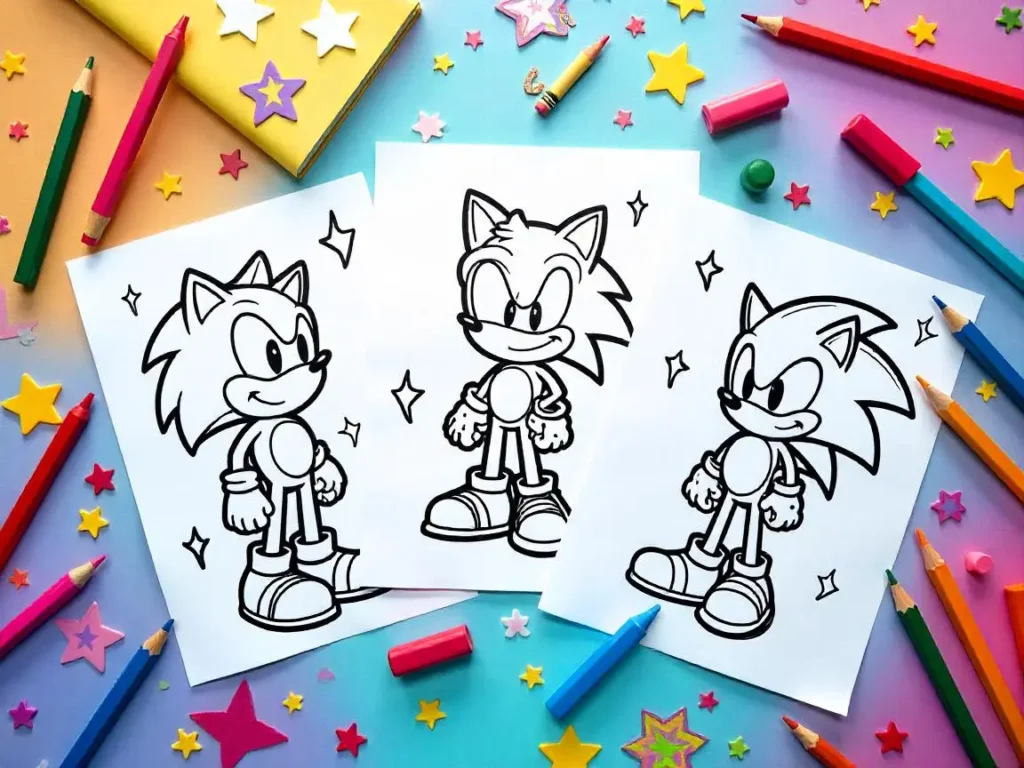Super Sonic Coloring Pages