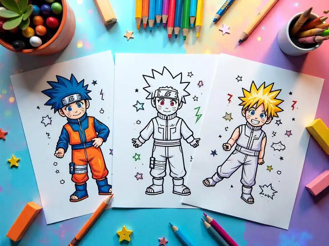 anime coloring pages