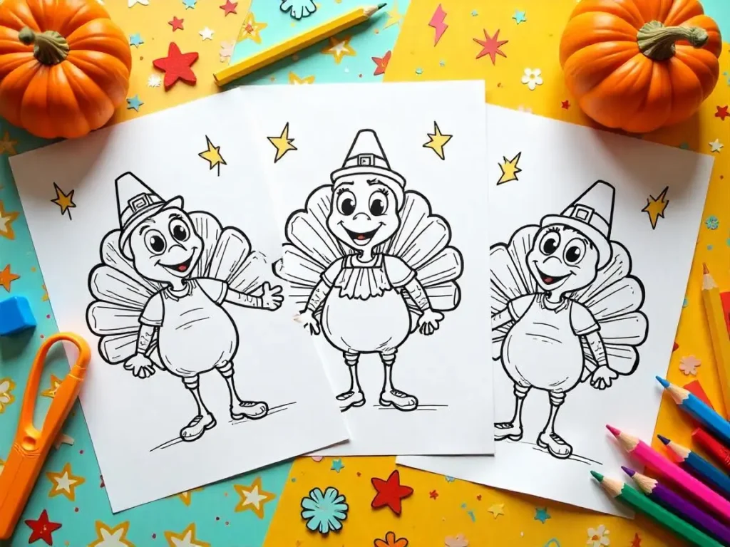 Thanksgiving Coloring Pages