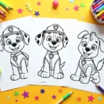 paw patrol coloring pages