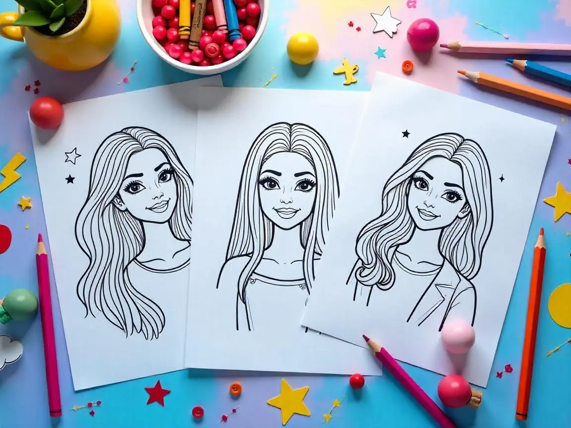 Barbie Coloring Pages