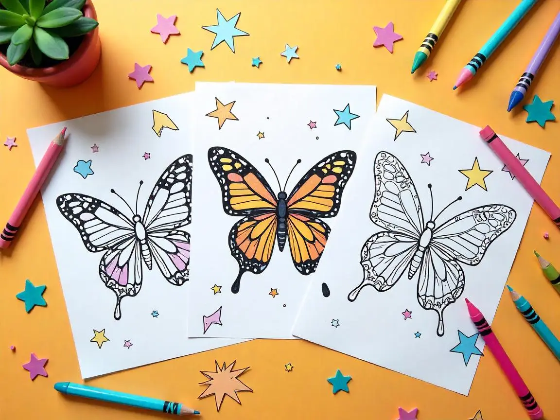 Butterfly Coloring Pages
