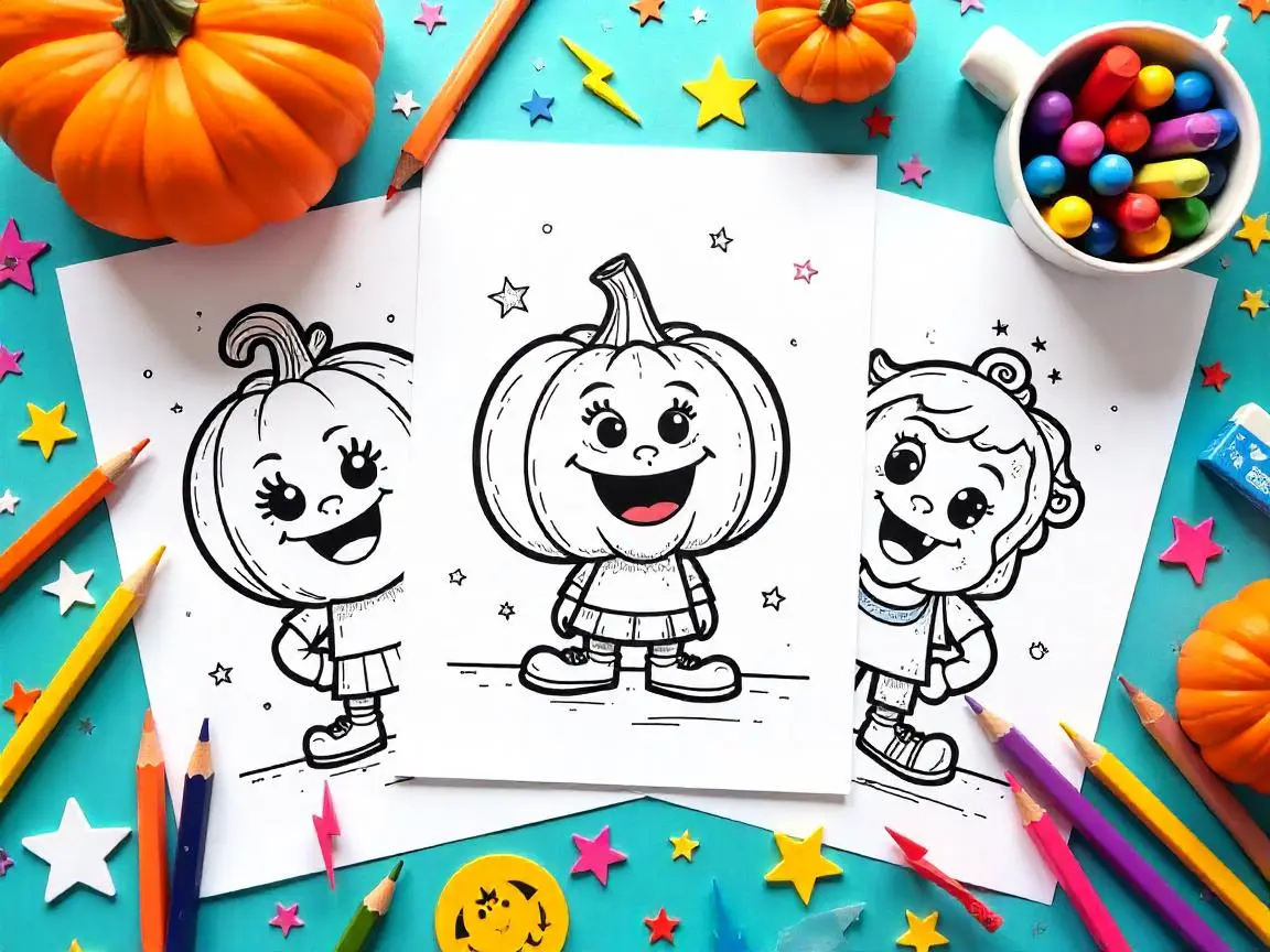 pumpkin coloring pages