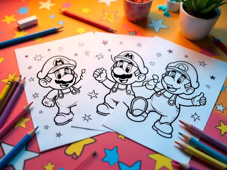 mario coloring pages