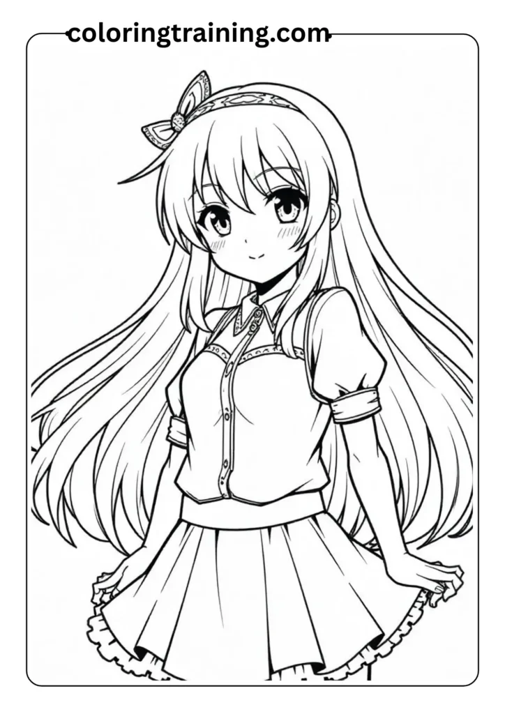 girl coloring pages