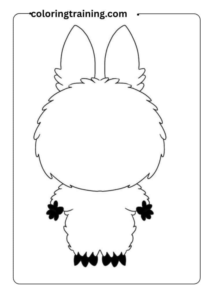 labubu coloring pages 