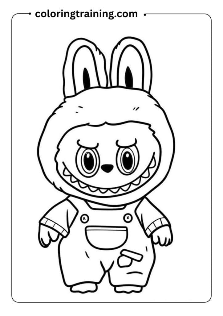 labubu coloring pages 