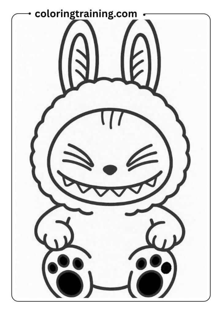 labubu coloring pages 