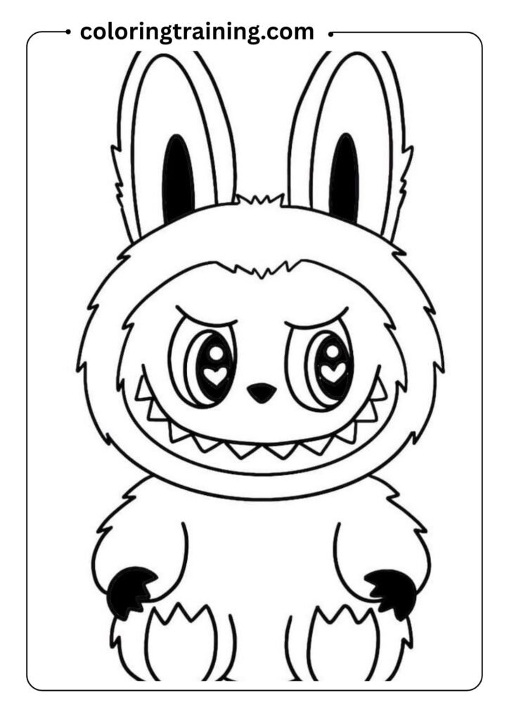 labubu coloring pages 