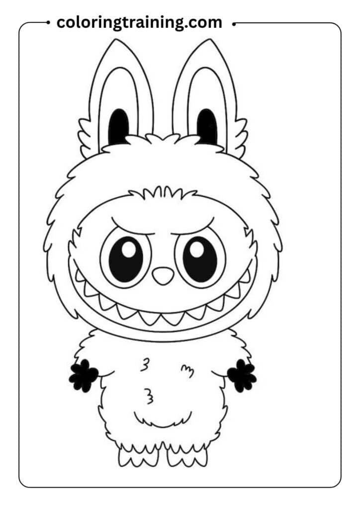 labubu coloring pages 