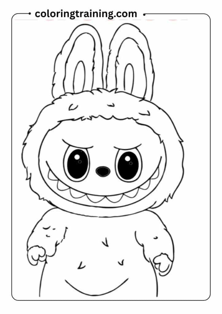 labubu coloring pages 