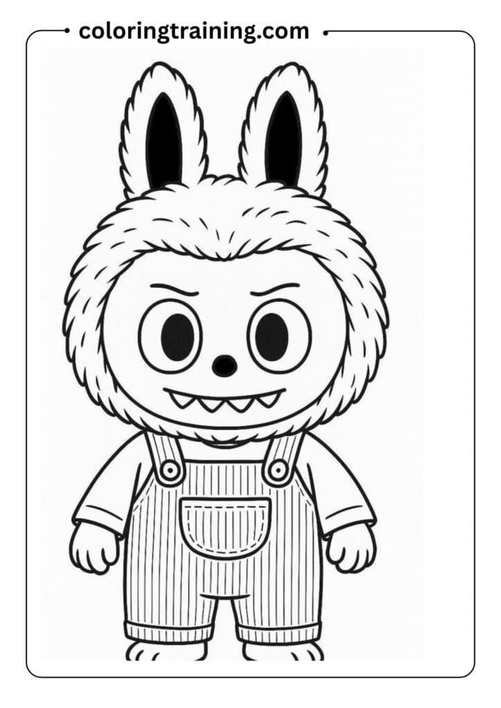 labubu coloring pages 