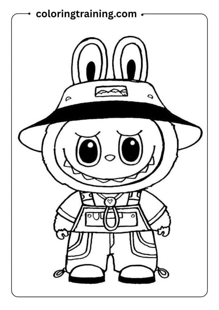 labubu coloring pages 