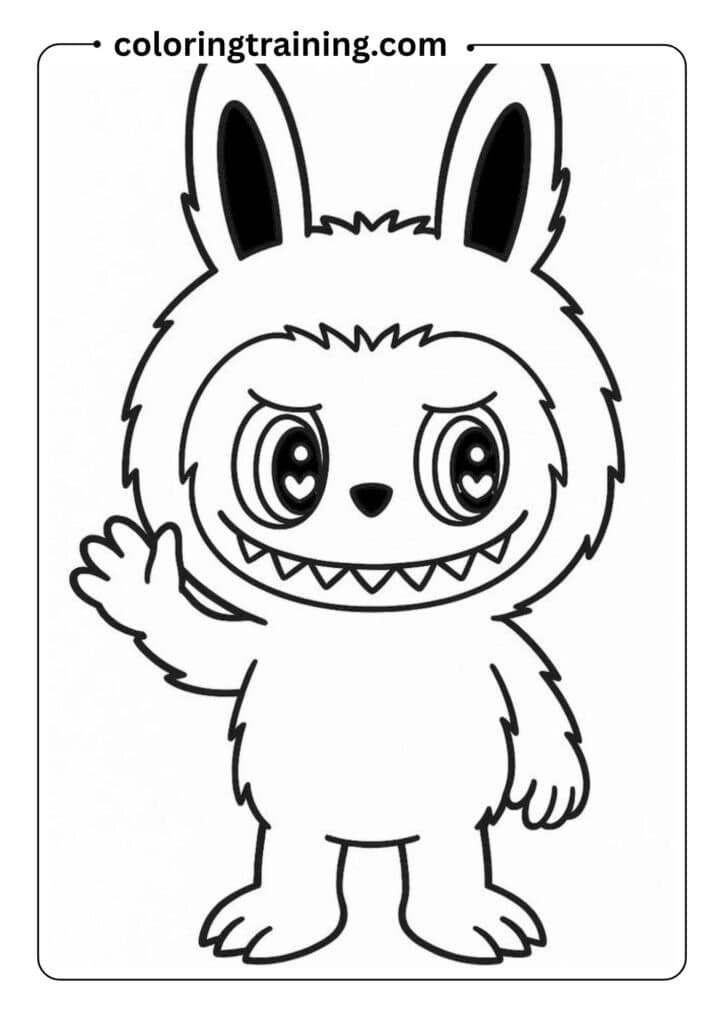 labubu coloring pages 