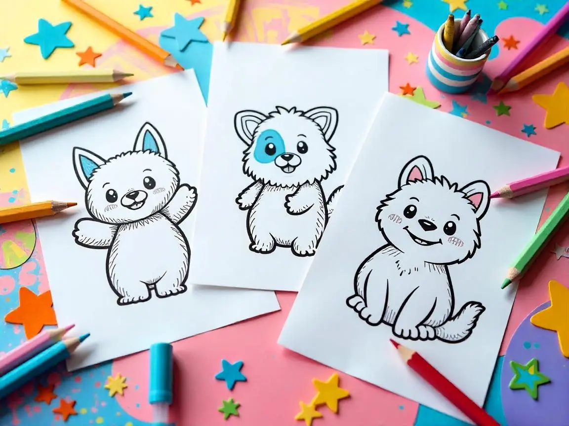 Easy Coloring Pages